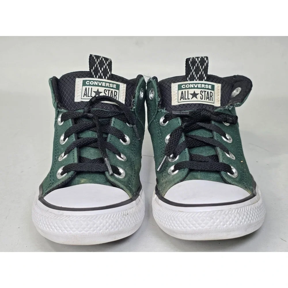 Converse Chuck Taylor All Star‎ Axel Youth Sneakers Size 2 Green Canvas Hi Shoes
